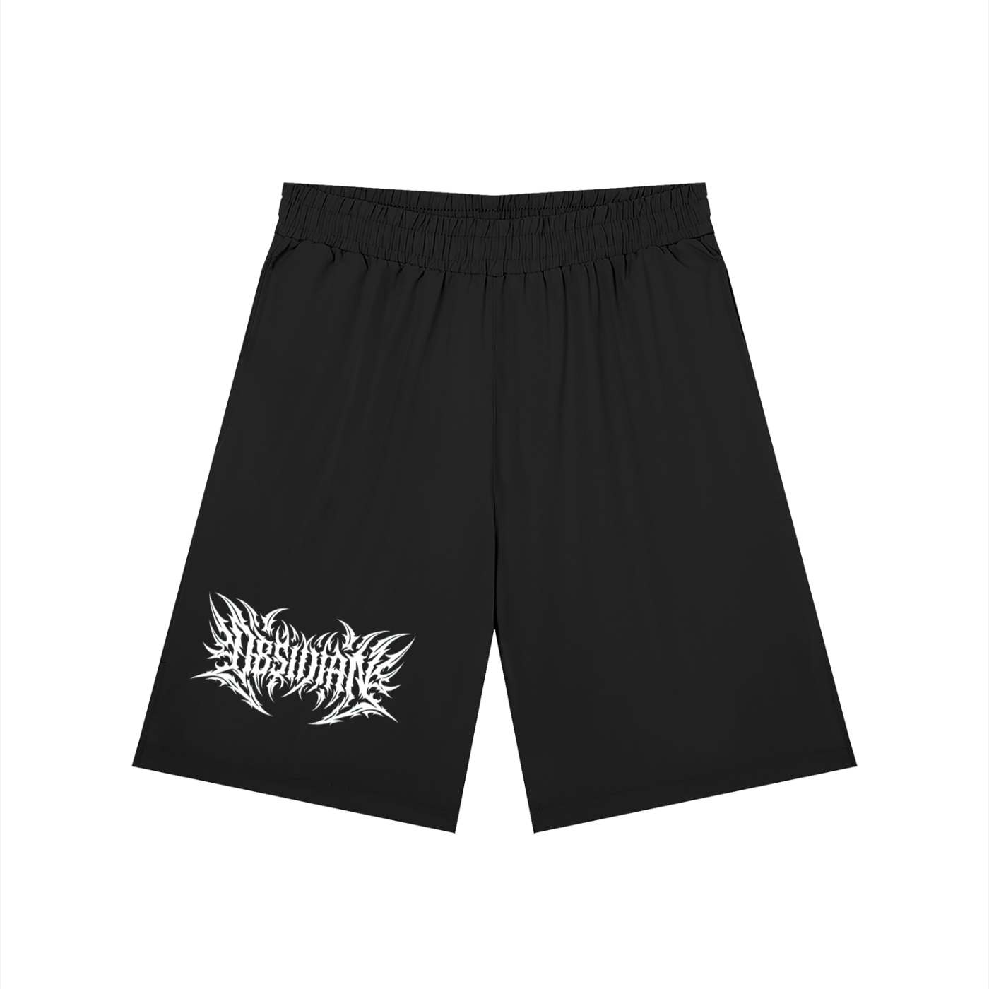 Men’s Solid Elastic Waist Shorts