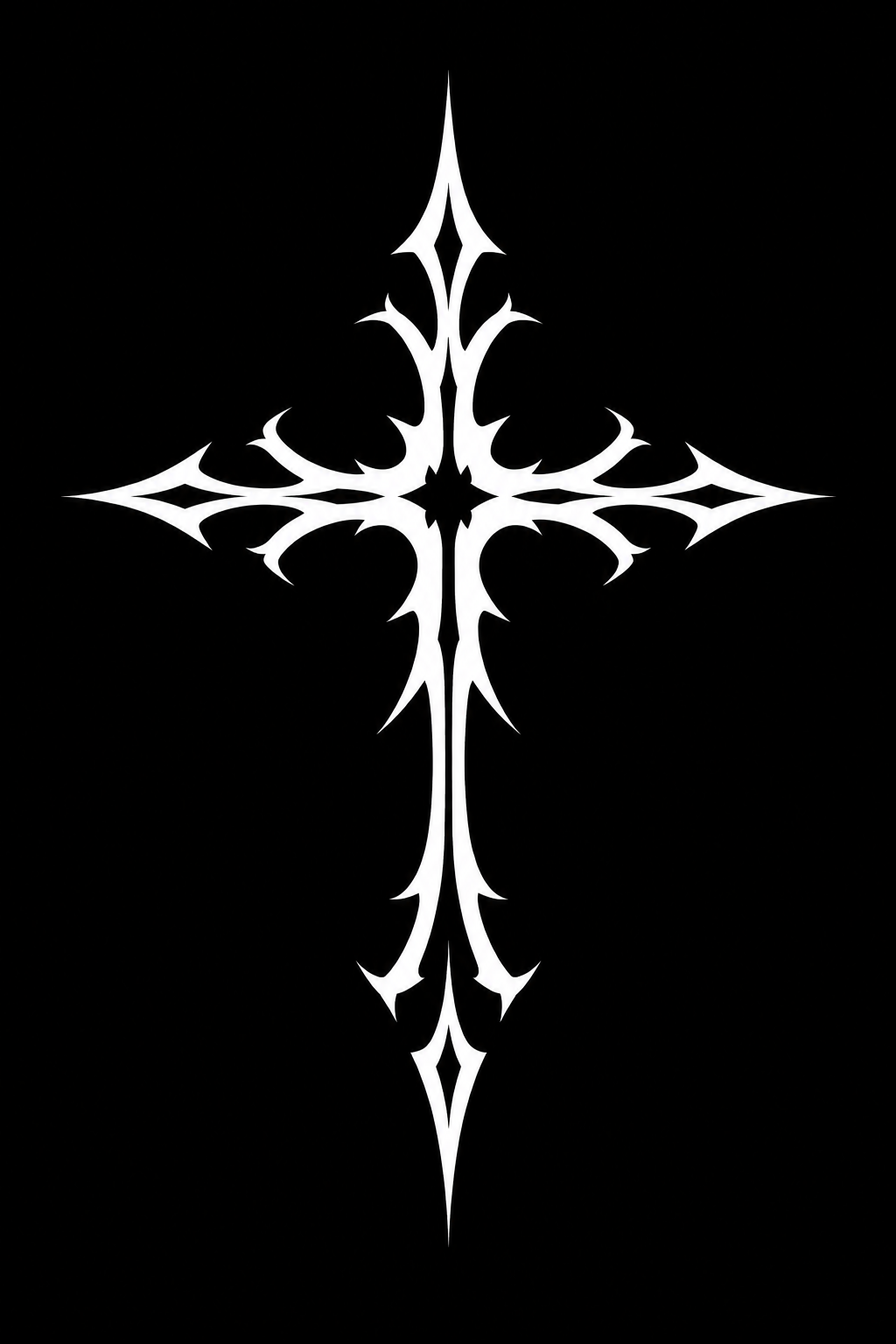 2pc Cross decal