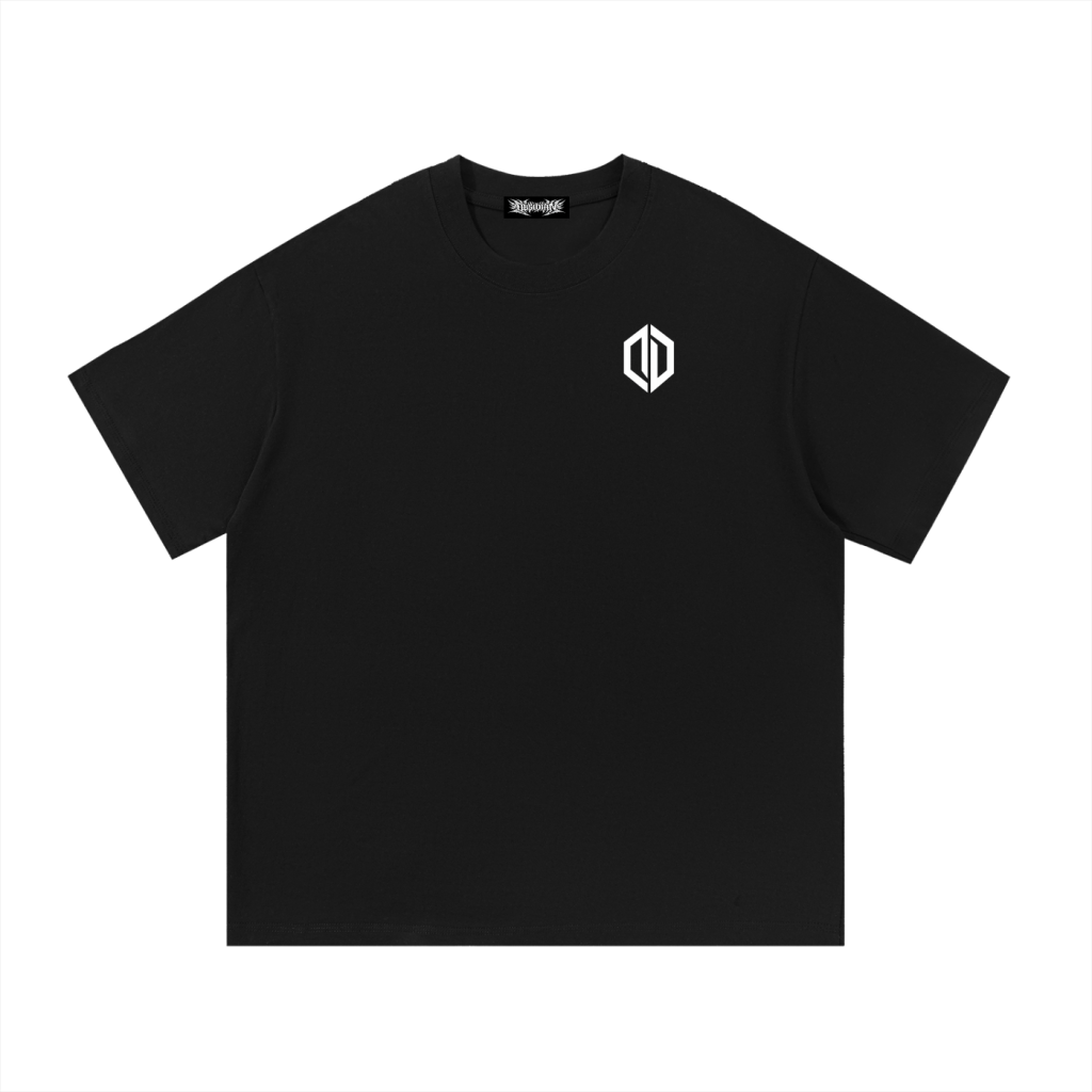 Snow Washed Oversized Cotton T-Shirt(cursed)