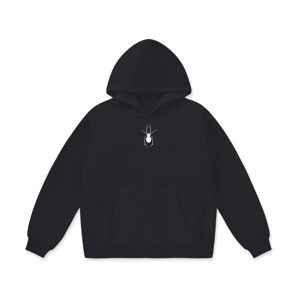 Oversize Heavyweight Fleece Hoodie(spider)