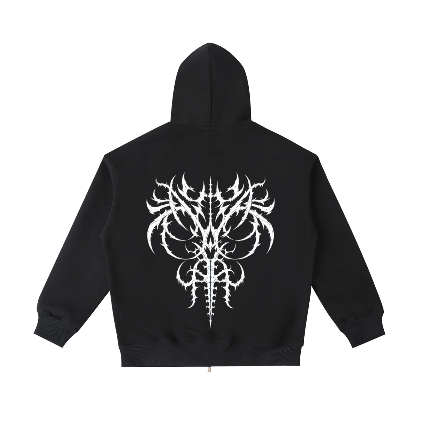 Essential Heavyweight Pocket Hoodie (crest zip up)